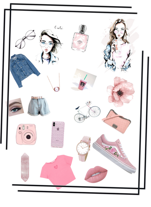 pink girl 💞🌸