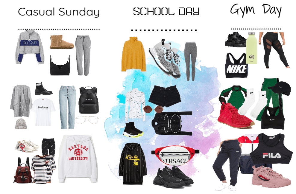 Different Outfits For Different Days