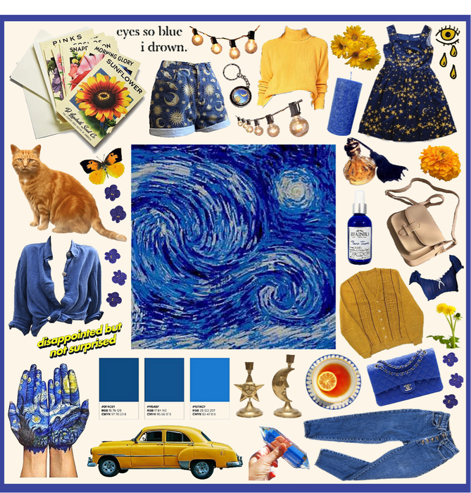 2020 CLASSIC BLUE: Van Gogh Style