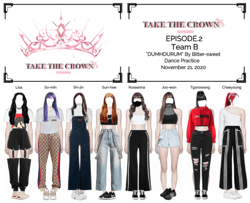 "Take The Crown" Ep.2 [Team B] Dance Practice