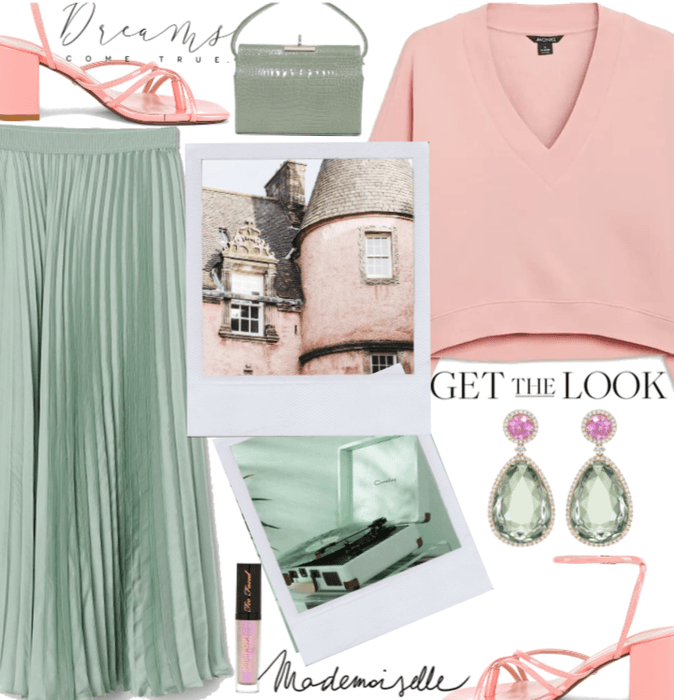 Pastel Pink and Mint green