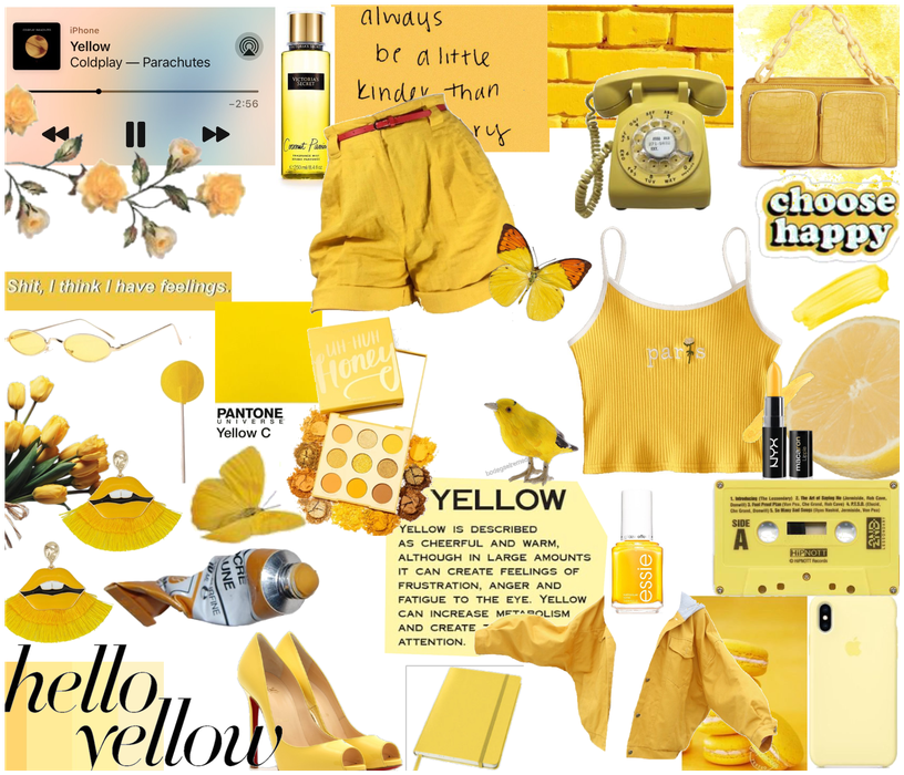 yellow aesthetic outfit