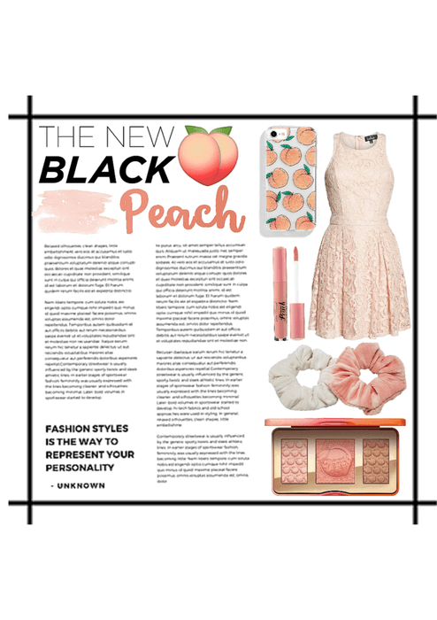 peach is the new black 🍑