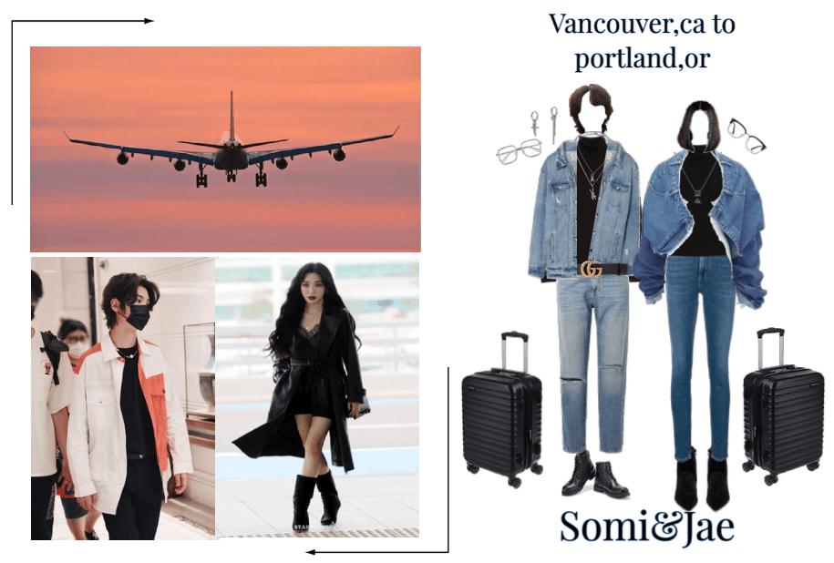 Somi&Jae Airport outfit-10/28/20