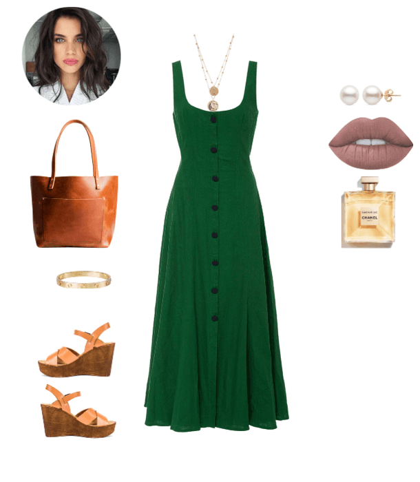 Green and Cognac