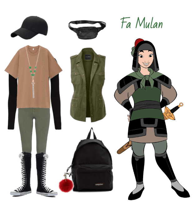 Mulan outfit - Disneybounding