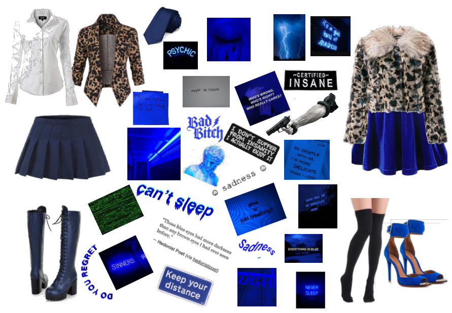 blue/black oc mastermind mood board pt 4
