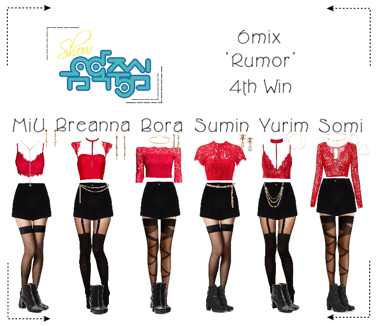 《6mix》Show! Music Core "Rumor"