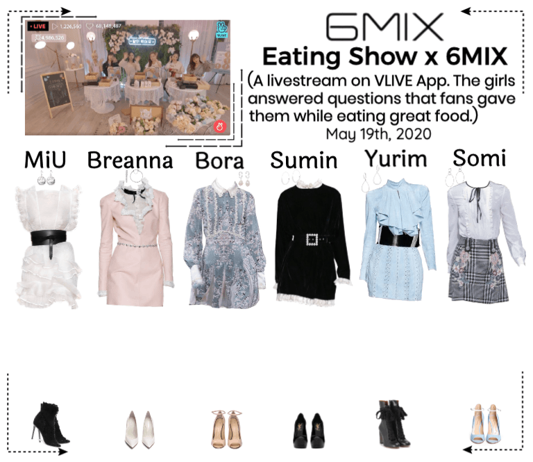 《6mix》Eating SHow x 6MIX On Vapp Livestream