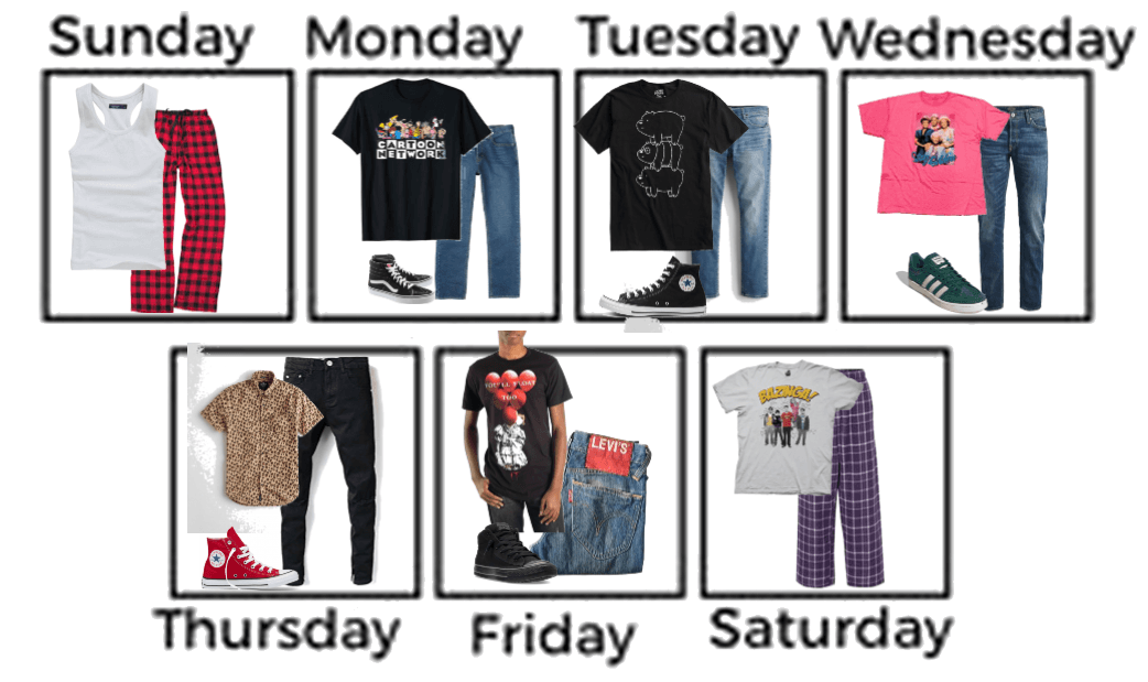 A Week in Outfits (Men's Edition)