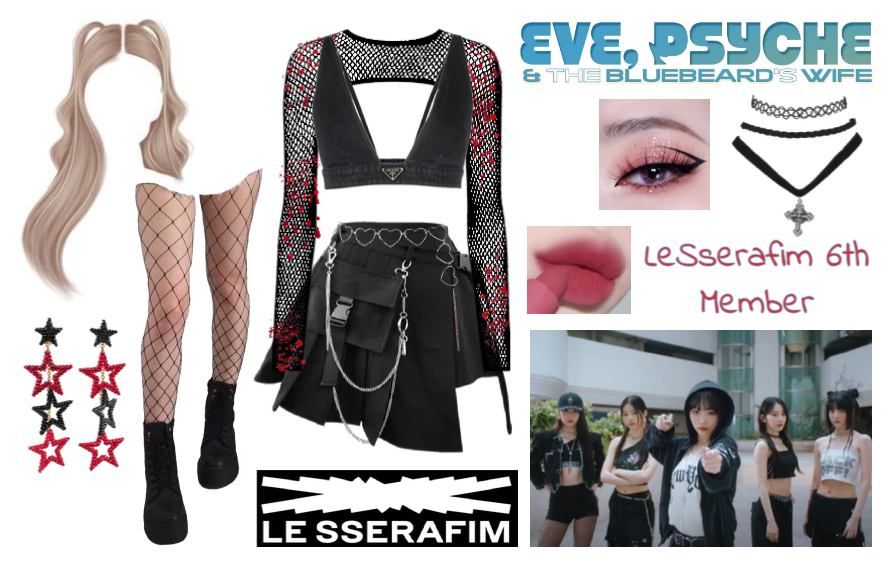 LeSserafim 6th Member - Eve, Psyche & BW Outfit #1