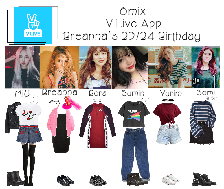 《6mix》V Live App: Breanna's 23/24 Birthday