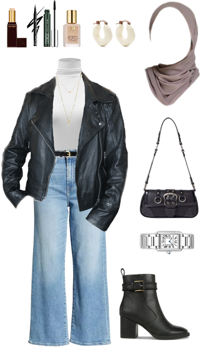 Light Blue Jean’s Modest Outfit