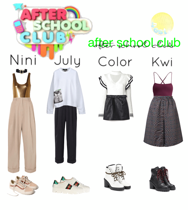 “After School Club” outfits||4est