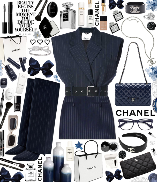 Chanel pinstripes