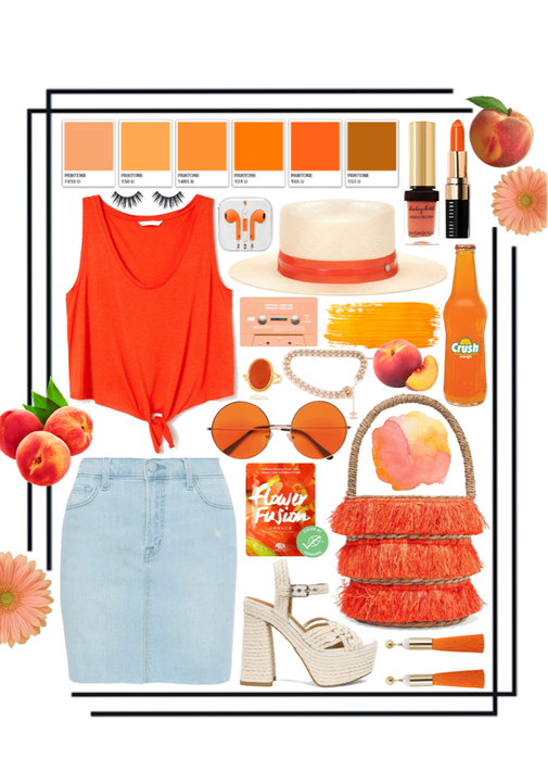 peachy orange