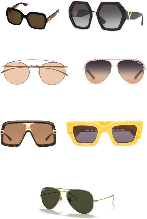 óculos de sol nos 7 estilos universais