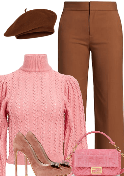 PINK SWEATER- ALICE AND OLIVIA