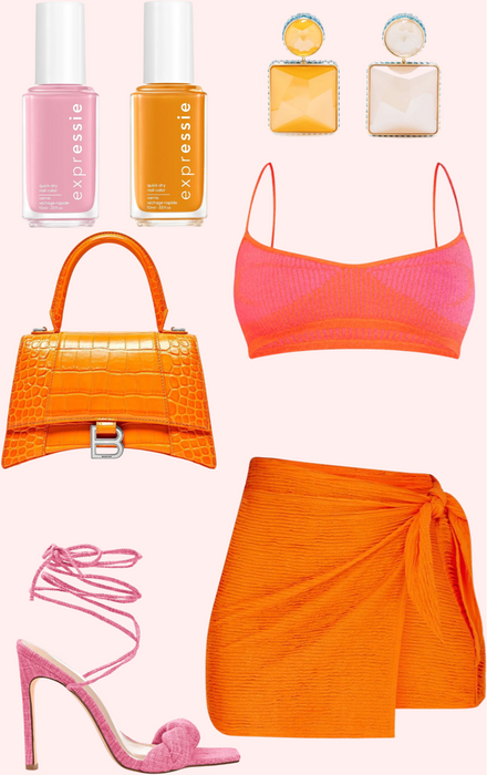 Orange + Pink 🧡🌸