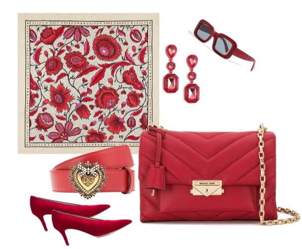 Red accessory bundle