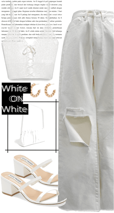 white on white