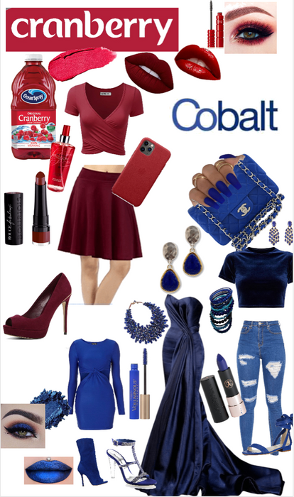 Cobalt and Cranberry