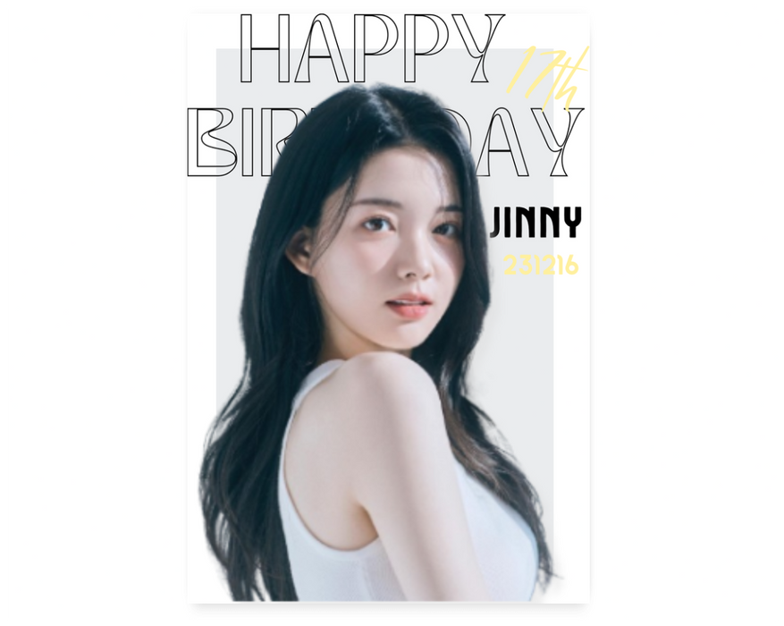 𝐃𝐑𝐄𝐀𝐌𝐊𝐈𝐒𝐒 — Jinny Birthday