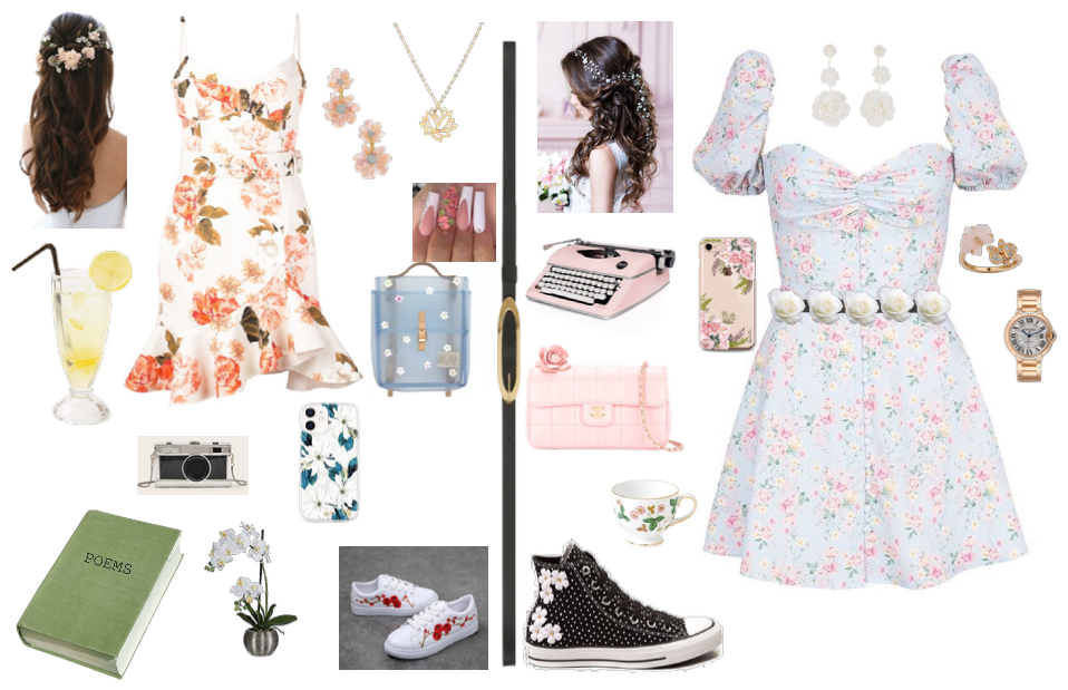 Spring Vision Board, which outfit is better??