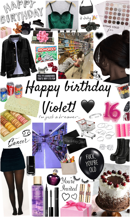 Happy Birthday Violet 🖤