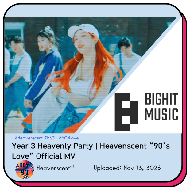 Heavenscent "90s Love" Official MV Thumbnail