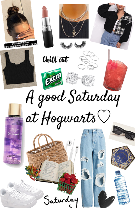 A good Saturday at Hogwarts 🖤