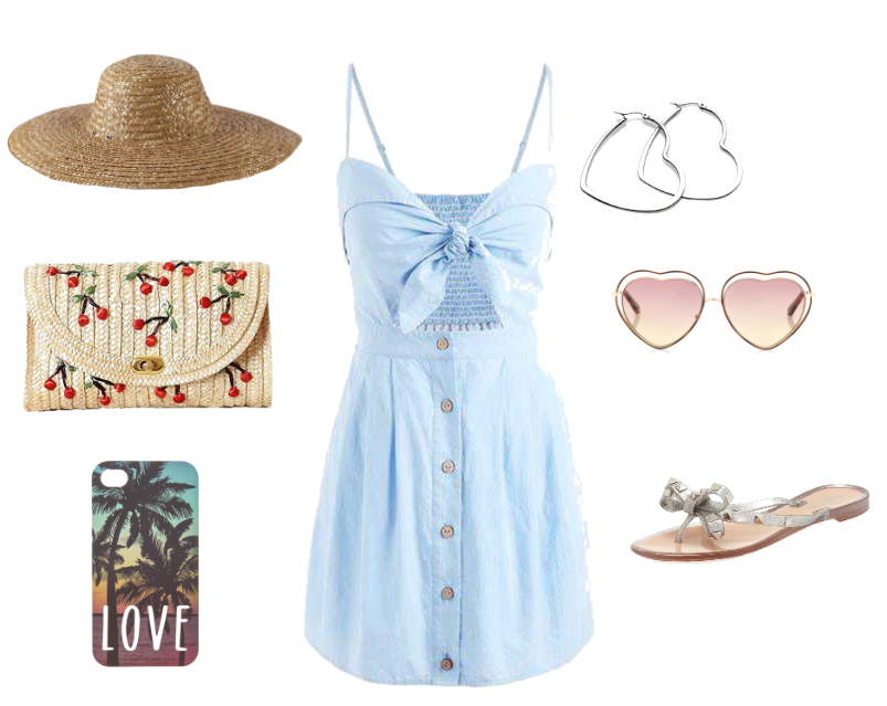 Denim Summer Bohemian Beach Dress