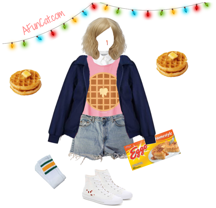 Stranger Things Eleven Costume Cosplay Outfit