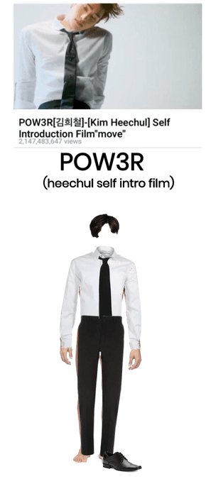POW3R(kim heechul) introduction film move