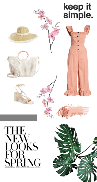 tropical vibes spring outfit