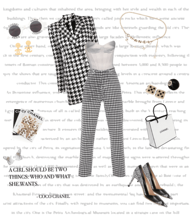 Chanel Houndstooth