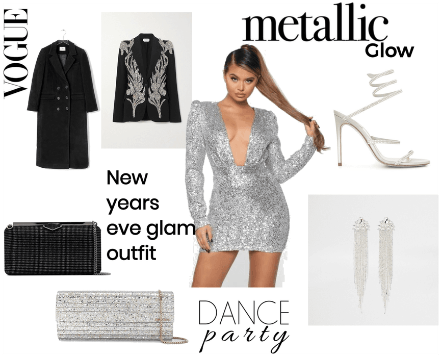 New Years eve glam outfit