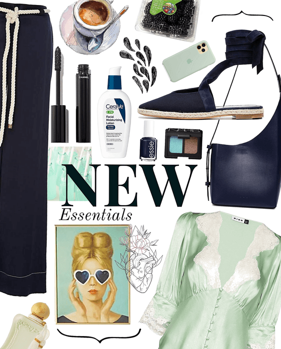 navy + mint essentials | @aafashion contest