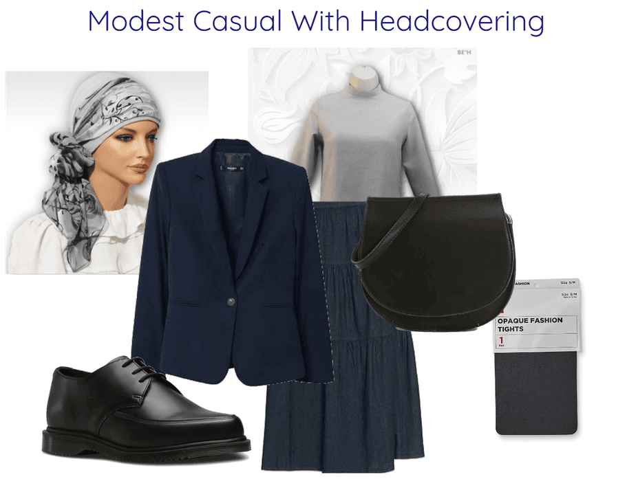 Modest Casual With Headcovering