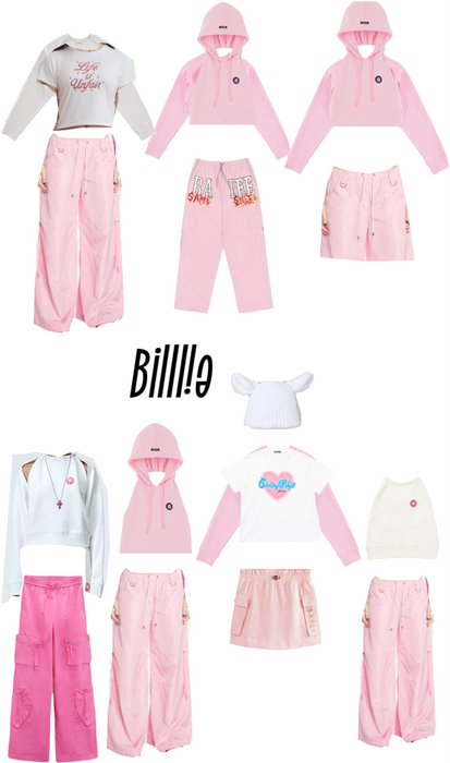 billlie eunoia pink stage outfits