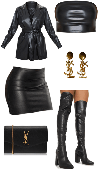 Black Leather Outfit