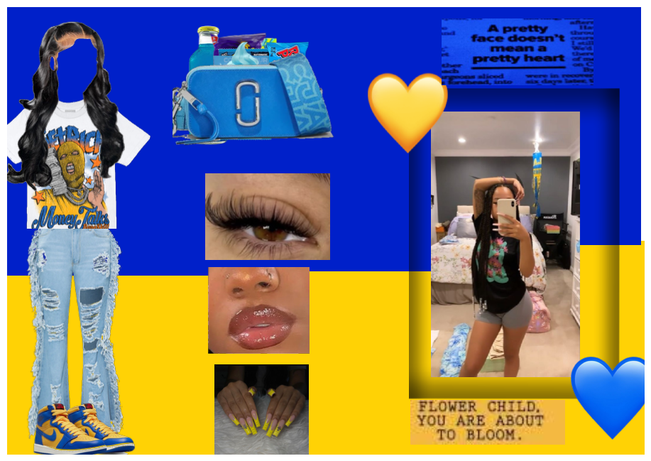 Blue and yellow fit . 💙💛