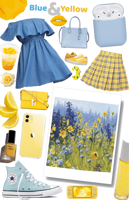 Blue and Yellow!!