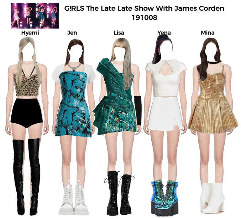 G!RLS The Late Late Show With James Corden 191008