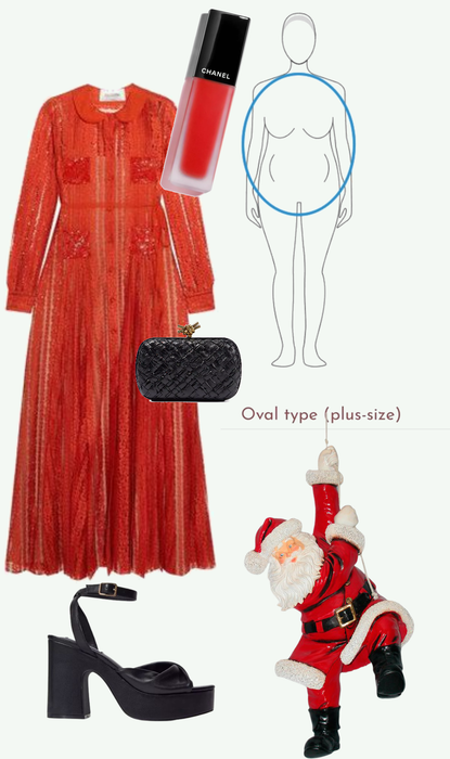 Christmas for oval type(plus size)