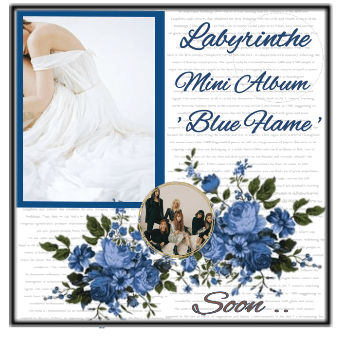 LABYRINTHE MINI ALBUM 'BLUE FLAME' . SOON ...
