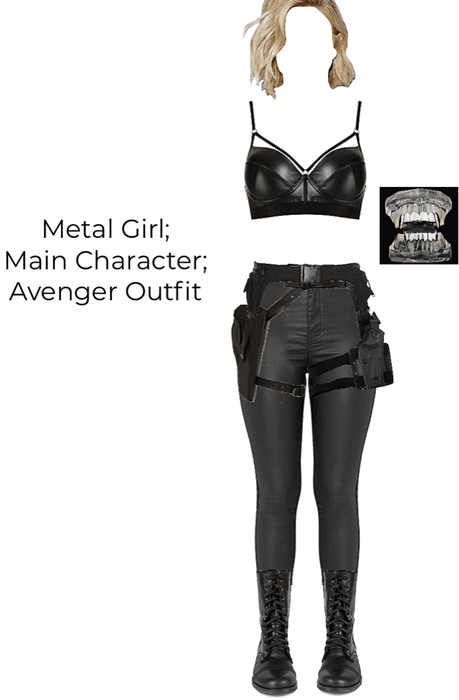 Metal Girl; Main Character; Avenger Outfit