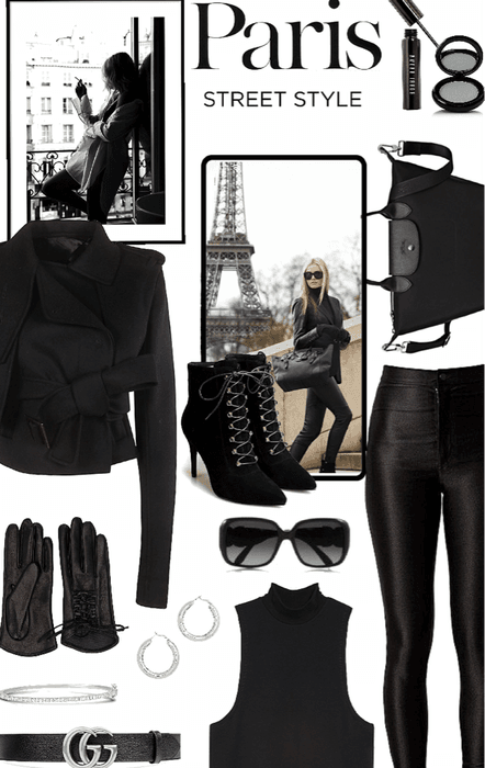 Black street style in Paris
