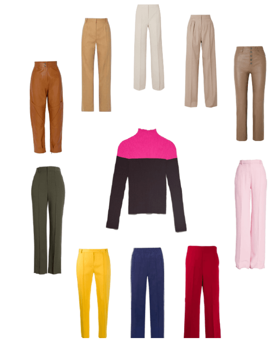 How to wear Zara colorblock jumper