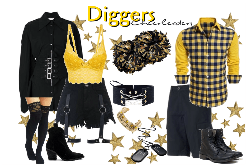 Diggers Cheerleaders - Uniform #3